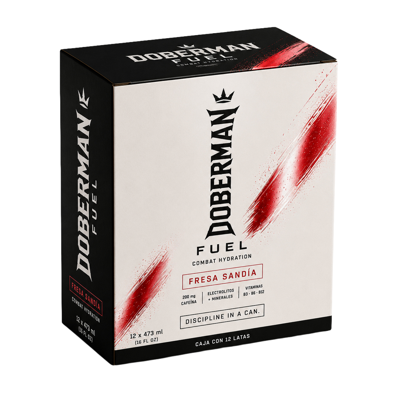 12 Pack - Bebida Fuel Crimson Rush