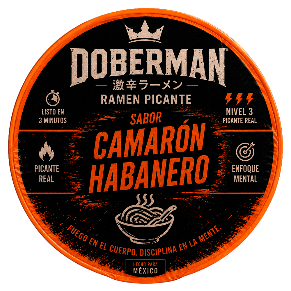 12 Pack Sopa Ramen Camarón Habanero
