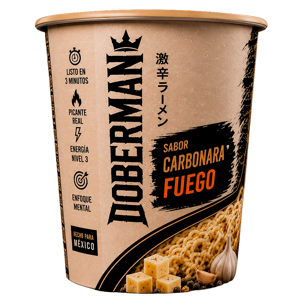 12 Pack Sopa Ramen Carbonara Fuego
