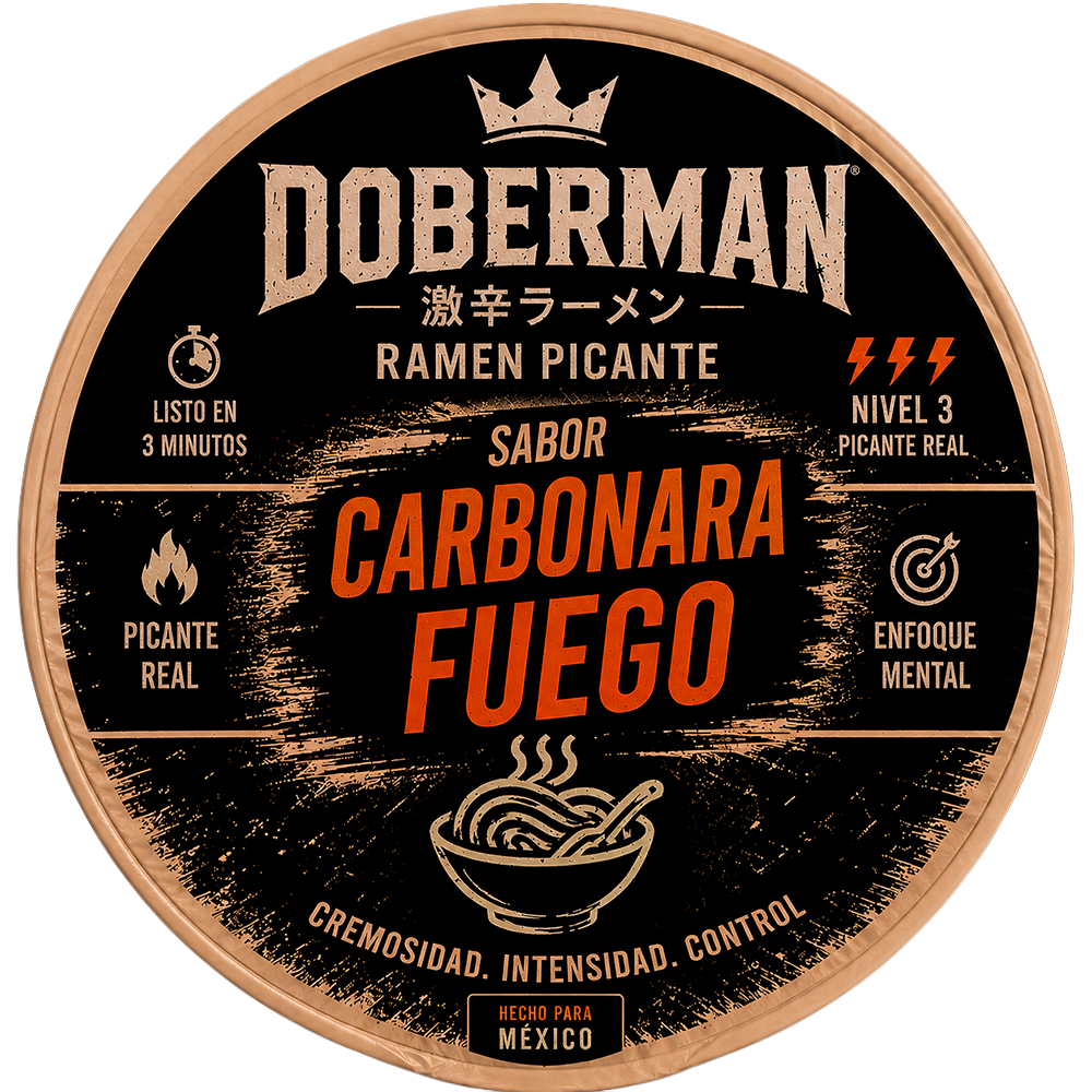 12 Pack Sopa Ramen Carbonara Fuego