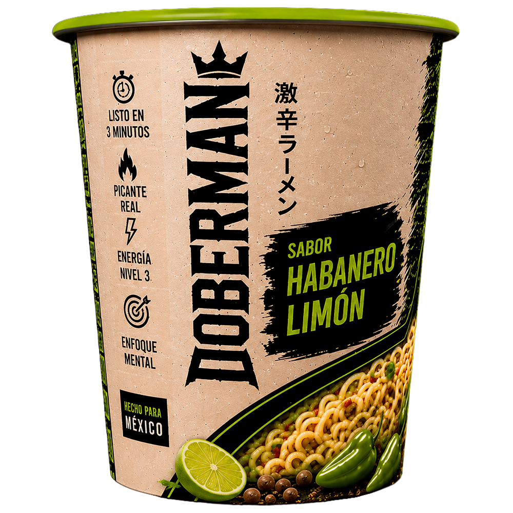 12 Pack Sopa Ramen Habanero Limón