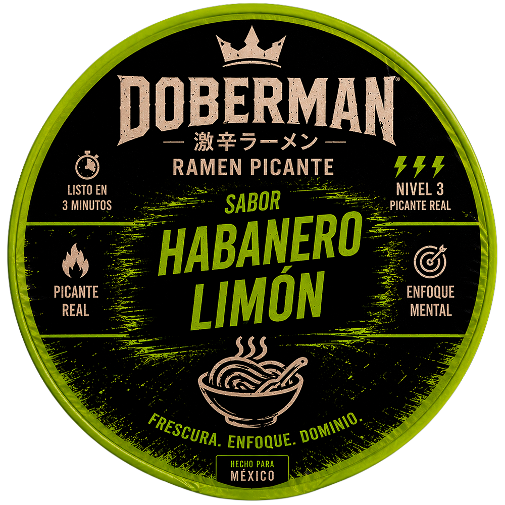 12 Pack Sopa Ramen Habanero Limón