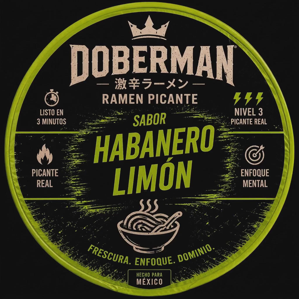 12 Pack Sopa Ramen Habanero Limón