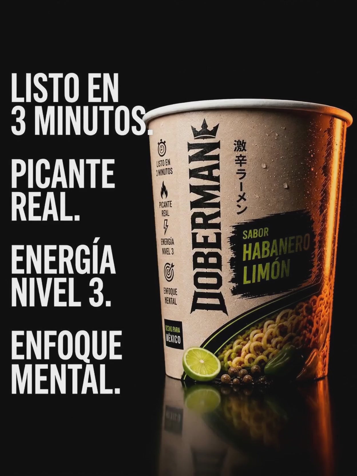 12 Pack Sopa Ramen Habanero Limón
